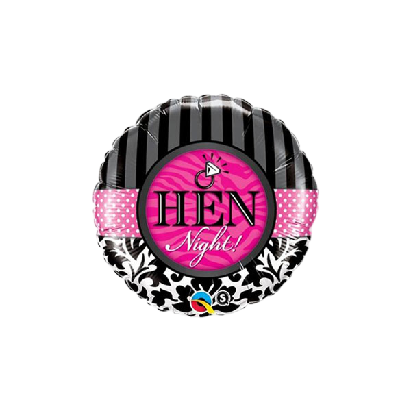 STANDARD HEN NIGHT DAMASK & STRIPES